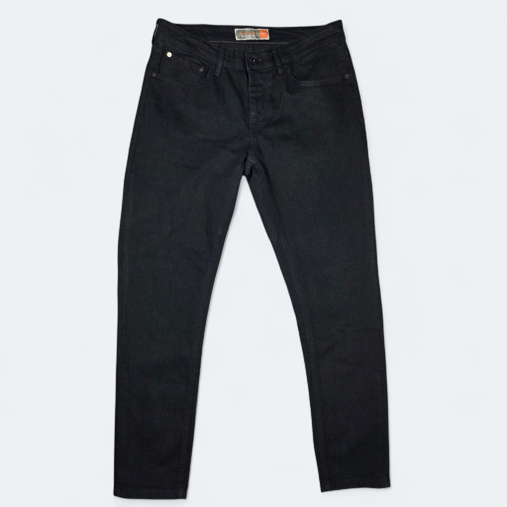 Weatherproof Vintage Skinny Fit Black Jeans 34x30